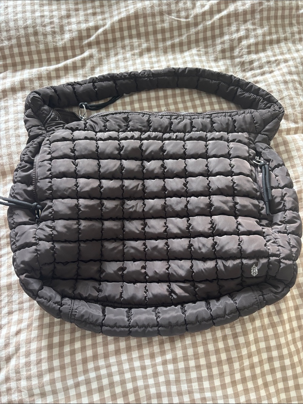 Free People Quilted Dolman Bag